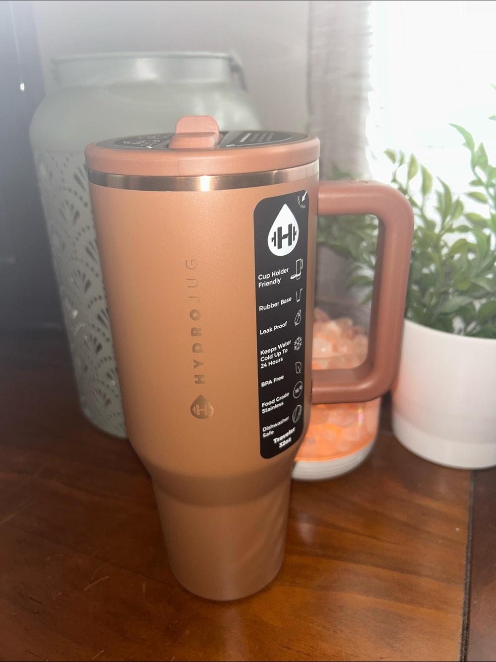 HydroJug 32 oz Travel Mug with Handle Spice